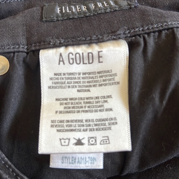 AGOLDE Black Skinny Jeans - Mid-rise - Picture 8 of 11